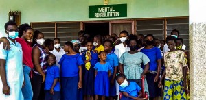 Children at the Day Centre for Mental Disorders in Dompoase
