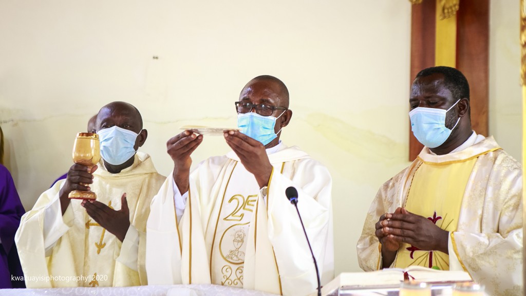 Fr Nicholas Kofi Addison, Chaplain of St Francis Xavier Hospital in Fosso