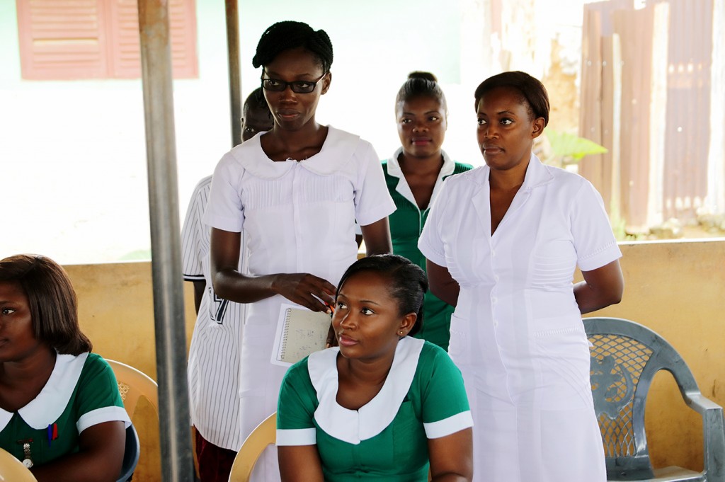 Professionals at St Francis Xavier Hospital, in Ghana