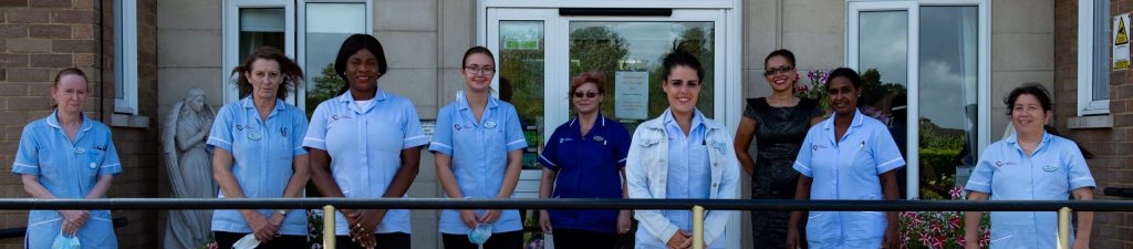 Staff at St Augustines care home
