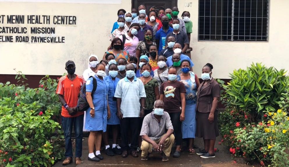 Staff in Monrovia, Liberia
