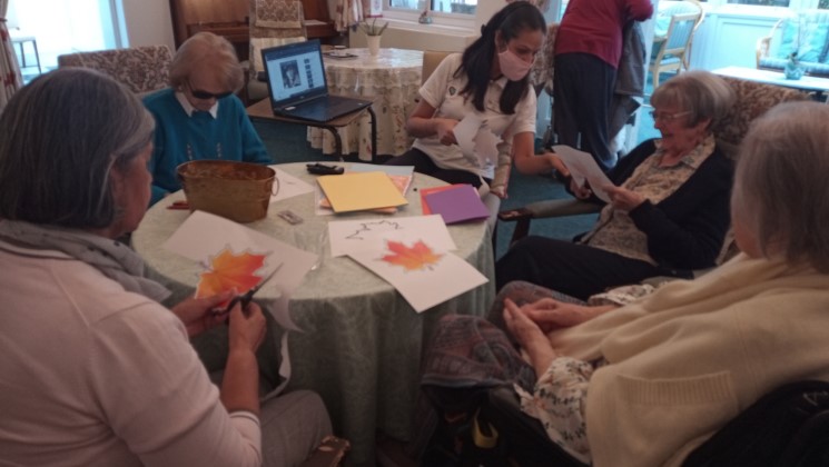 autumn collages at St Teresas