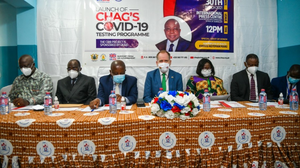 Covid-19 Testing Programme launch ceremony in Ghana