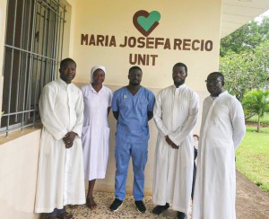 Reverends from the S.B.D. Father's Congregation visiting Benedict Menni Rehabilitation Center
