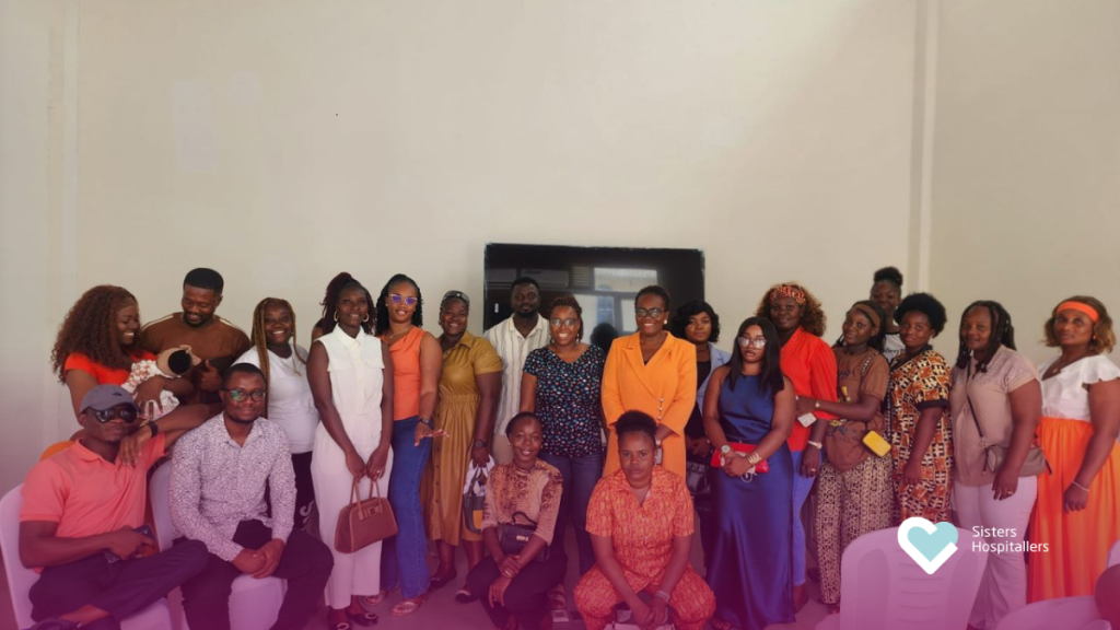 Sisters Hospitallers Monrovia Centre participating in maternal mental health event in Liberia