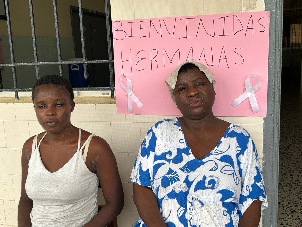 Welcome sign for the Sisters during the Canonical Visit in Monrovia, Liberia.