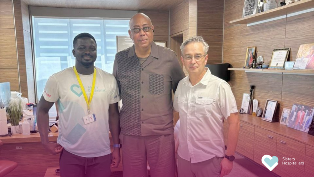 Representatives of NASSCORP meeting with project partners to support mental health rehabilitation for women in Liberia