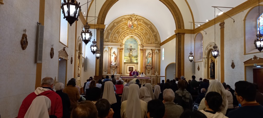 Celebration of the Eucharist during the Plenary Council of the Sisters Hospitallers in Idanha