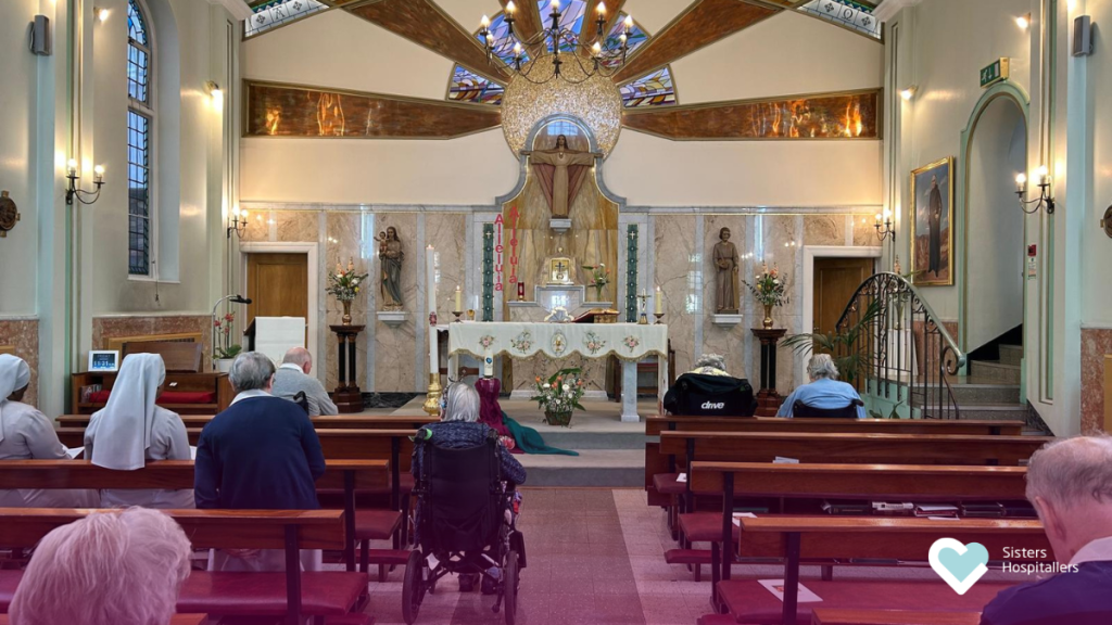 London community in the mass of the Feast of St Benedict Menni